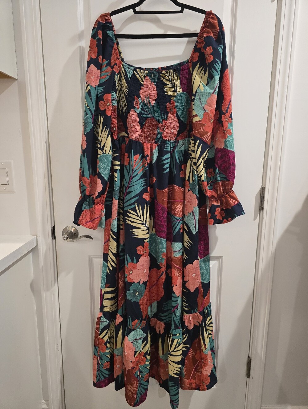 Jungle Print Maxi Dress